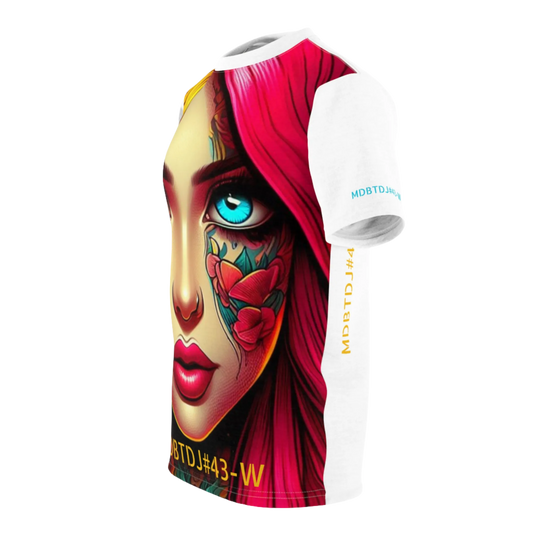 MDBTDJ#43-W Premium Art Tee Shirt - Tattooed Dj's Limited Edition - Unisex, T-Shirt, T-Shirts, Tattooed Djs Shop