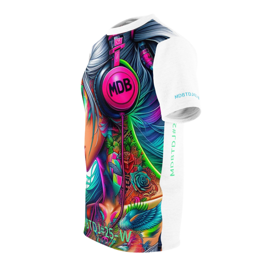 MDBTDJ#25-W Premium Art Tee Shirt - Tattooed Dj's Limited Edition - Unisex