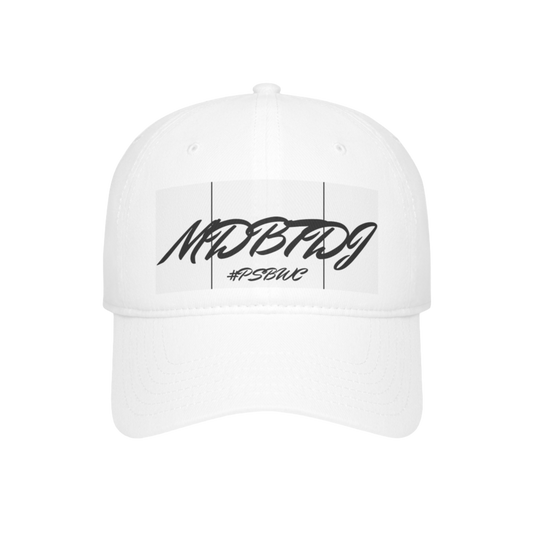 MDBTDJ#PSBWC White - Low Profile Baseball Cap