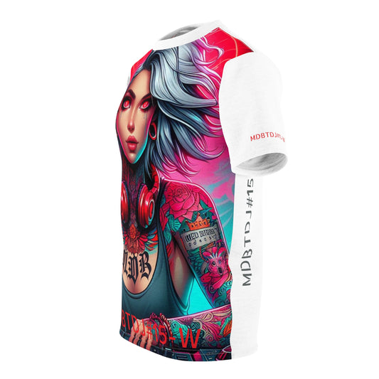 MDBTDJ#15-W Premium Tee Shirt - Tattooed Dj's Limited Edition - Unisex, T-Shirt, Clothing Tops, Tattooed Djs Shop