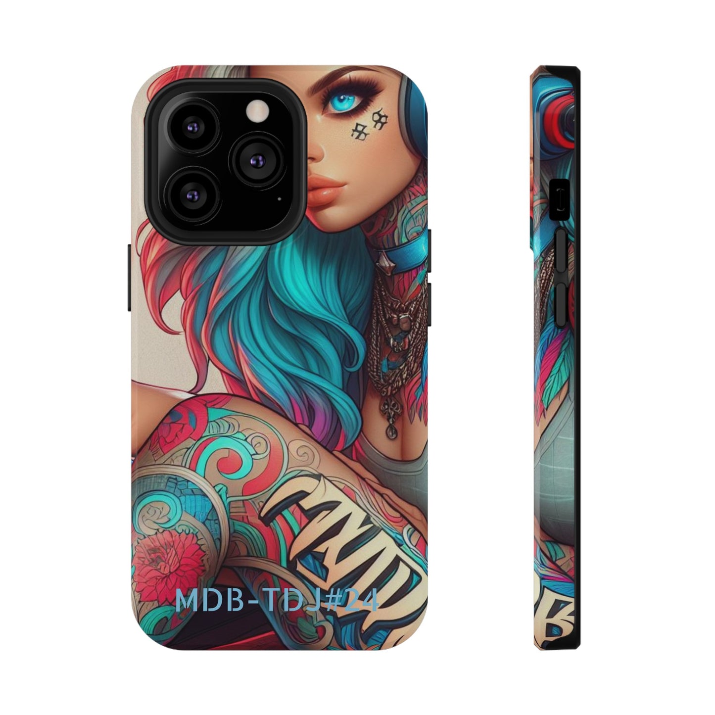 MDBTDJ#24 Impact-Resistant Phone Cases Fits most Tattooed DJ's Limited Edition, Phone Case, Tattooed Djs Shop