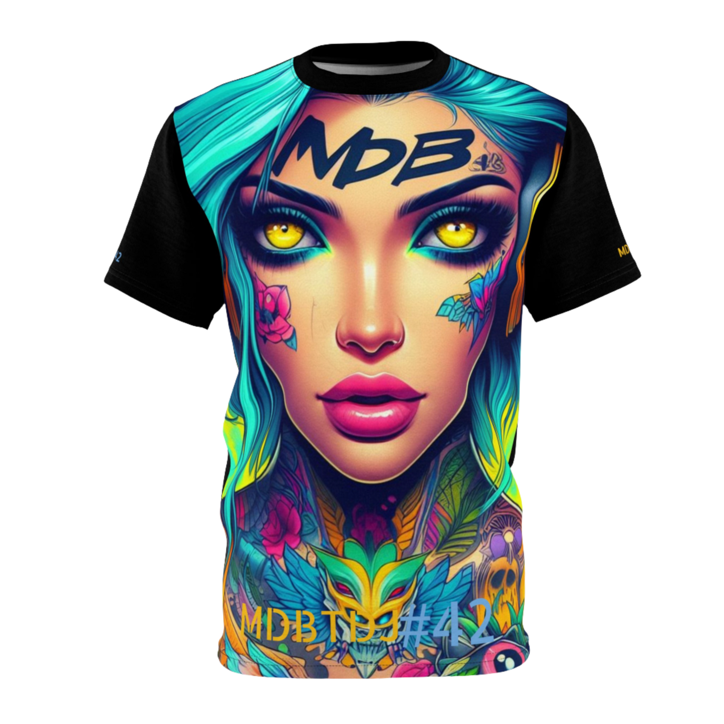 MDBTDJ#42 Premium Tee Shirt - Unisex Tattooed Dj's Limited Edition