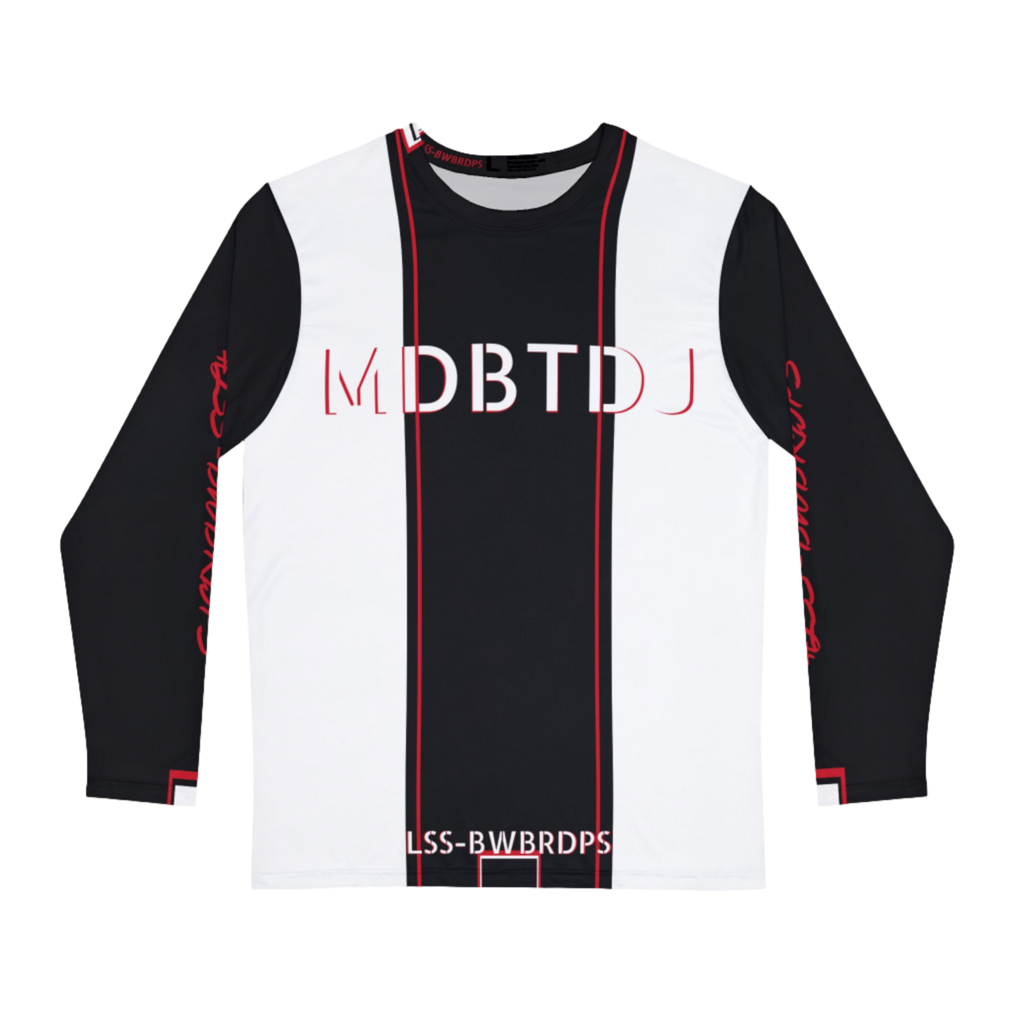 MDBTDJ#LSS-BWBRDPS Premium Men's Long Sleeve Shirt