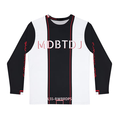 MDBTDJ#LSS-BWBRDPS Premium Men's Long Sleeve Shirt, All Over Prints, Tattooed Djs Shop