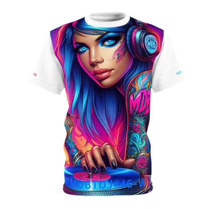 MDBTDJ#46-W Premium Art Tee Shirt - Tattooed Dj's Limited Edition - Unisex