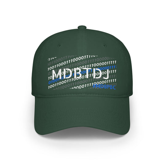 MDBTDJ#MDBPBC Green - Low Profile Baseball Cap, Hats, Tattooed Djs Shop