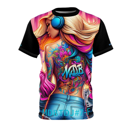 MDBTDJ#7-F Premium Tee Shirt - Tattooed Dj's Limited Edition - Unisex, T-Shirt, Clothing Tops, Tattooed Djs Shop