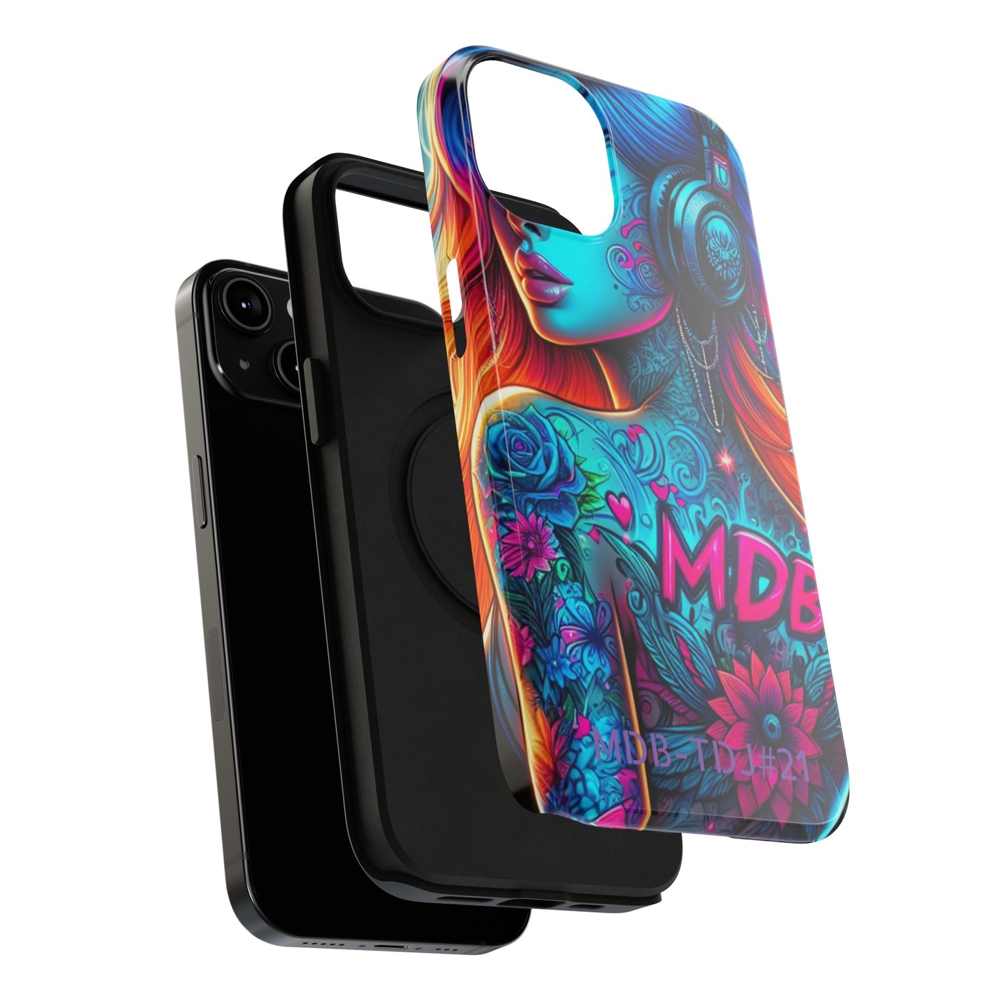 MDBTDJ#21 Impact-Resistant Phone Cases Fits most Tattooed DJ's Limited Edition, Phone Case, Tattooed Djs Shop