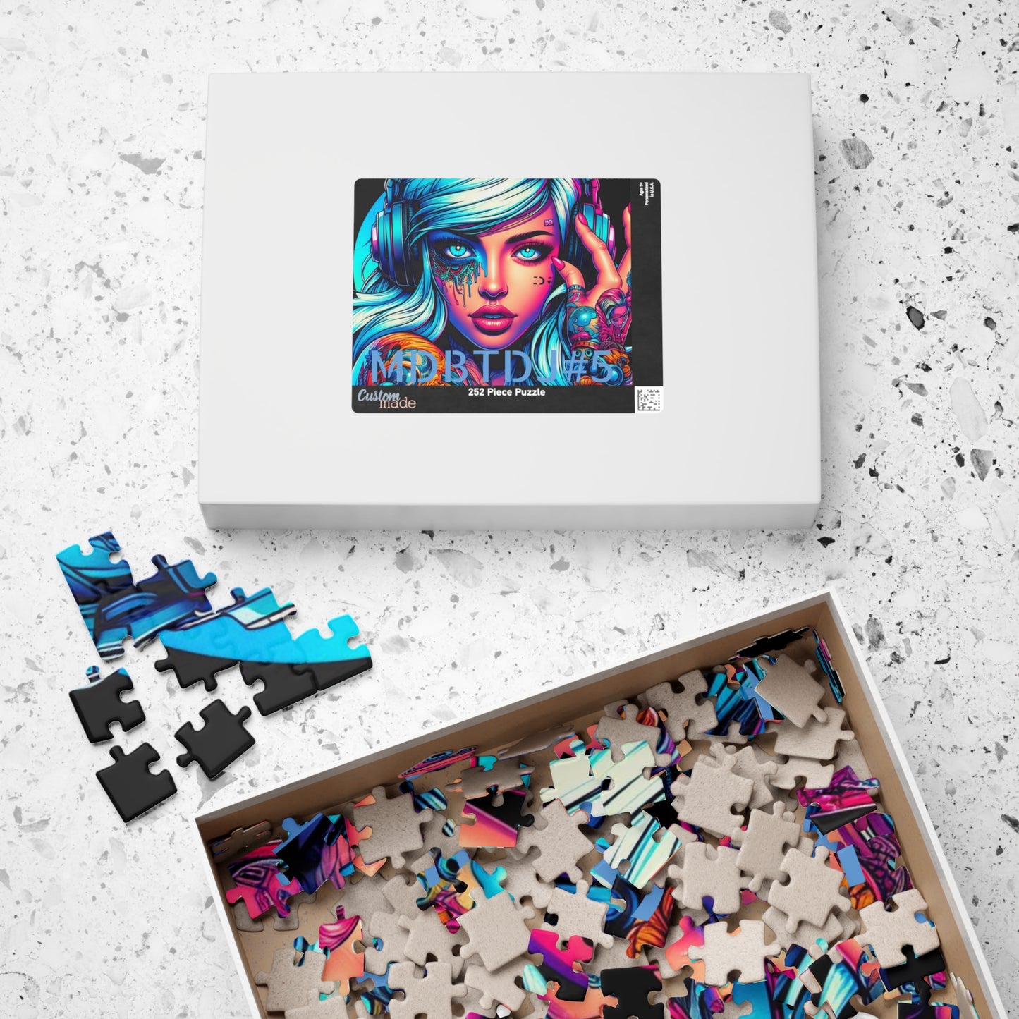 MDBTDJ#5 Puzzle (110, 252, 520, 1014-piece) Tattooed Dj's Limited Edition, Puzzle, Apparel & Accessories, Tattooed Djs Shop