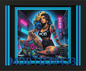 MDBTDJ#433 20x16 Tattooed Dj's LE Framed Horizontal Poster Wall Decor