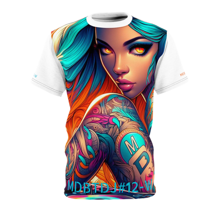 MDBTDJ#12-W Premium Tee Shirt - Tattooed Dj's Limited Edition - Unisex