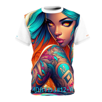 MDBTDJ#12-W Premium Tee Shirt - Tattooed Dj's Limited Edition - Unisex