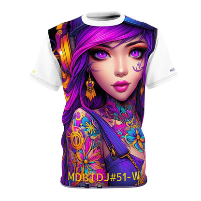 MDBTDJ#51-W Premium Art Tee Shirt - Tattooed Dj's Limited Edition - Unisex, T-Shirt, T-Shirts, Tattooed Djs Shop