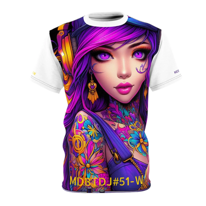 MDBTDJ#51-W Premium Art Tee Shirt - Tattooed Dj's Limited Edition - Unisex, T-Shirt, T-Shirts, Tattooed Djs Shop
