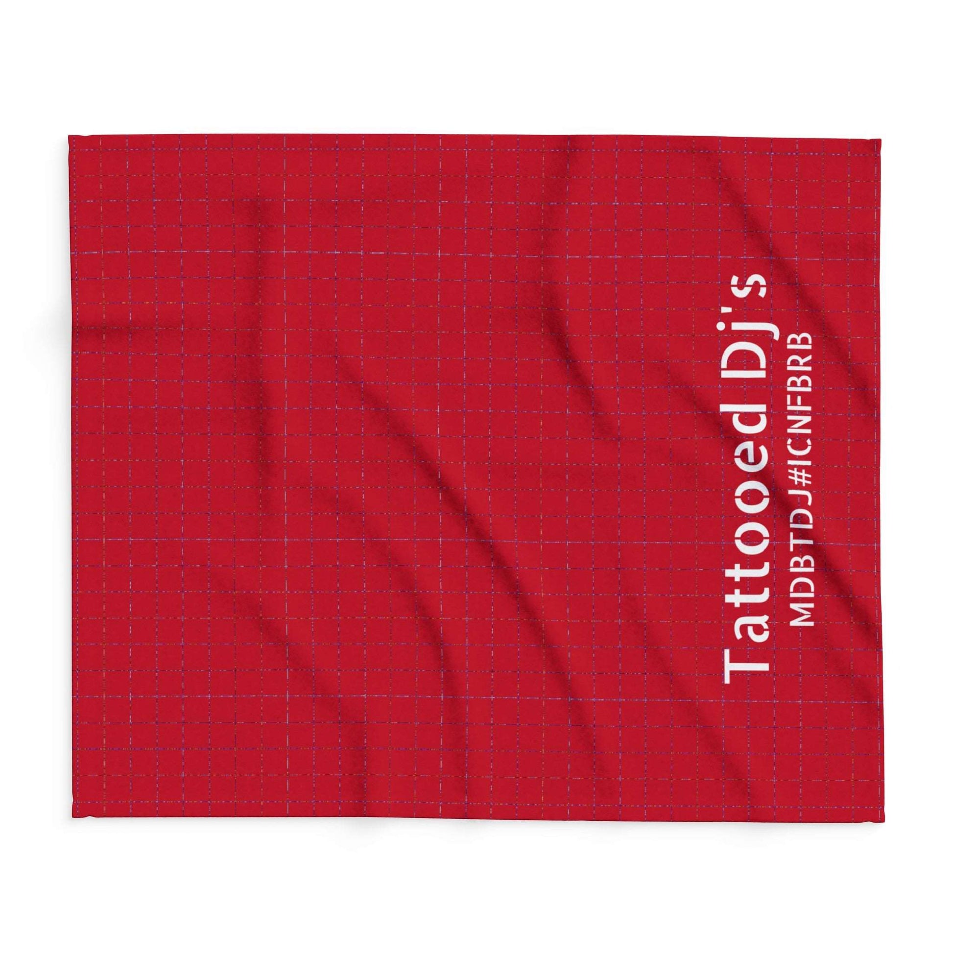 MDBTDJ#ICNFBRB Fleece Blanket Tattooed Dj's Limited Edition, Home Decor, Tattooed Djs Shop