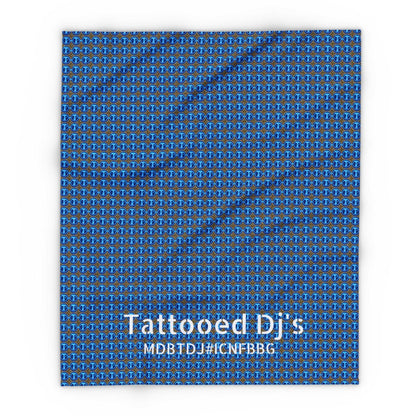 MDBTDJ#ICNFBBG Fleece Blanket Tattooed Dj's Limited Edition, Home Decor, Tattooed Djs Shop