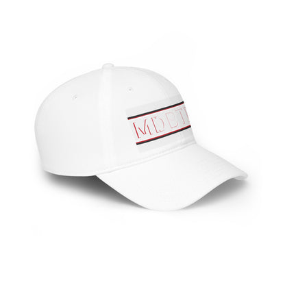 MDBTDJ#PSBWRLC White - Low Profile Baseball Cap