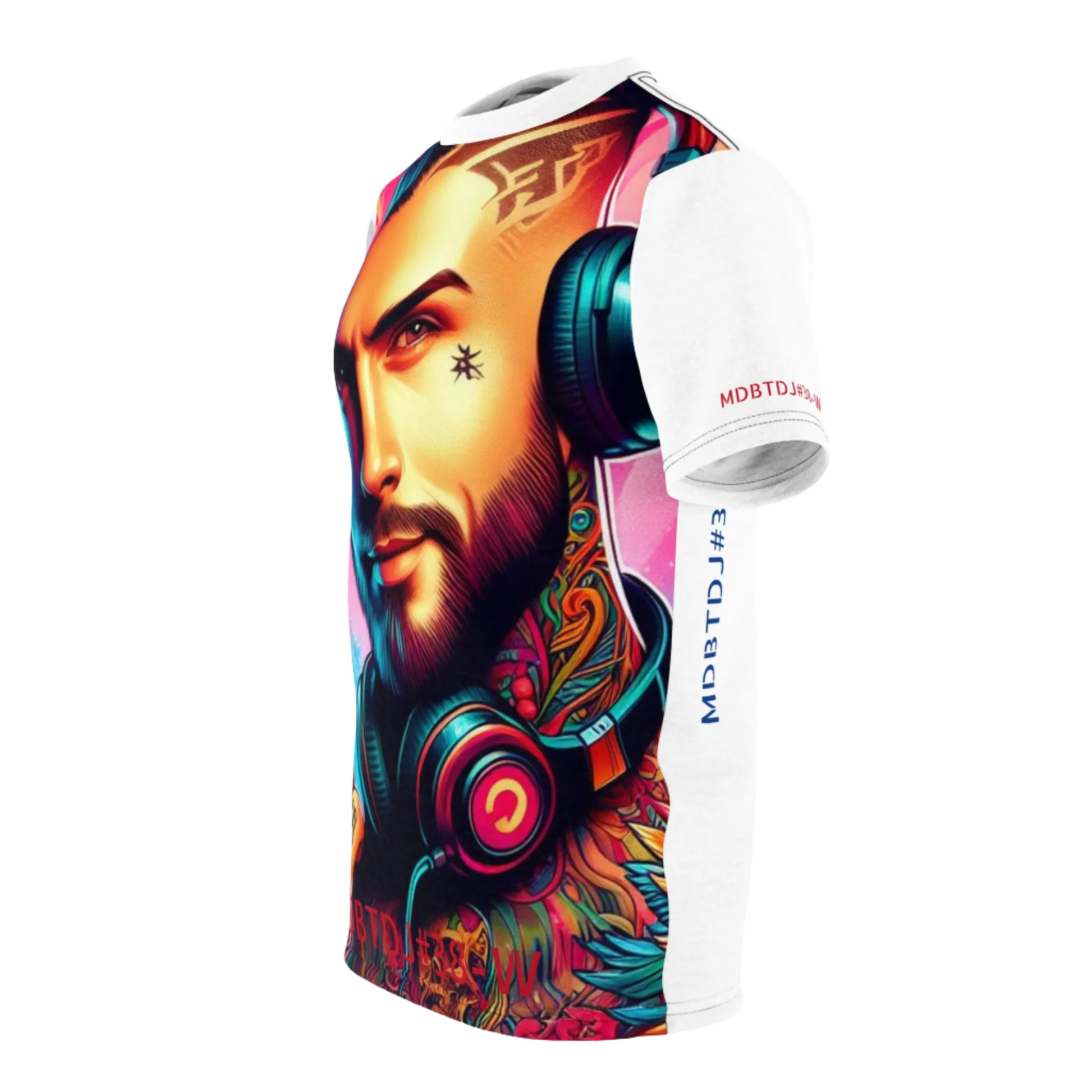 MDBTDJ#38-W Premium Art Tee Shirt - Tattooed Dj's Limited Edition - Unisex, T-Shirt, T-Shirts, Tattooed Djs Shop