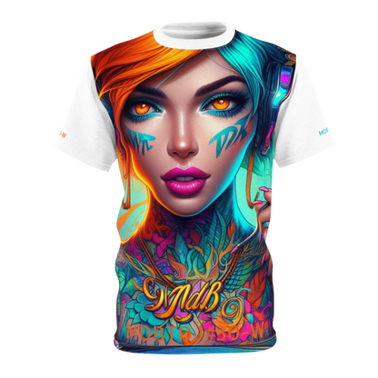 MDBTDJ#30-W Premium Art Tee Shirt - Tattooed Dj's Limited Edition - Unisex