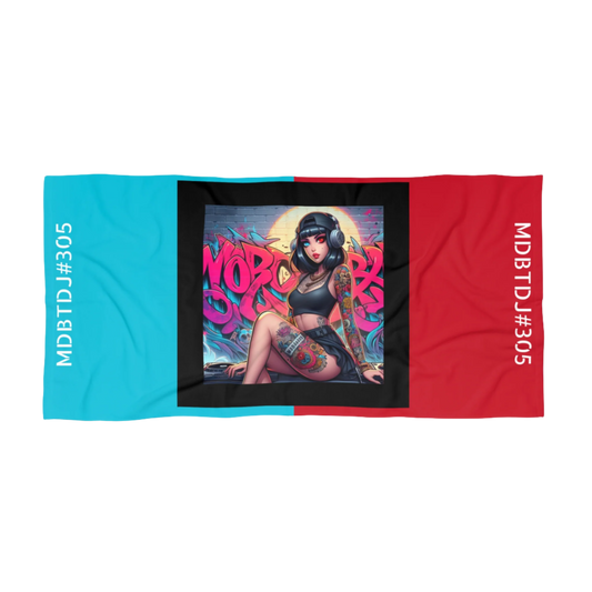 MDBTDJ#305 Premium Art Beach Towel Tattooed Dj's