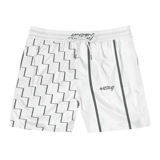 MDBTDJ#MSWG Men's Mid-Length Swim Shorts, All Over Prints, Tattooed Djs Shop