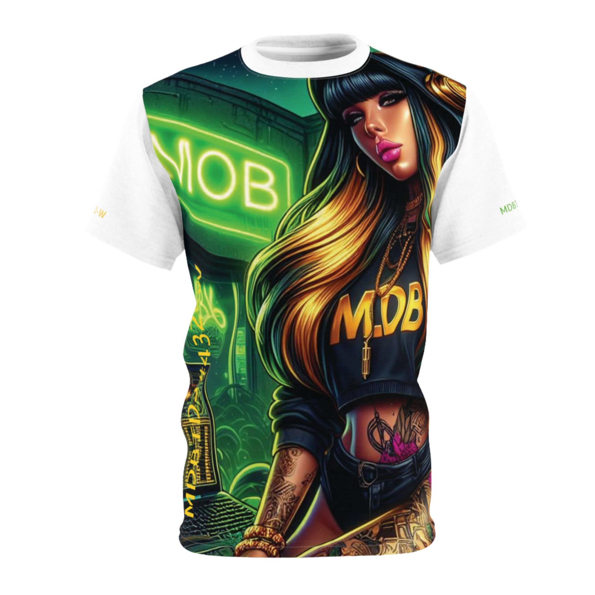 MDBTDJ#432-W Premium Tee Shirt - Tattooed Dj's Limited Edition - Unisex, T-Shirt, Clothing Tops, Tattooed Djs Shop