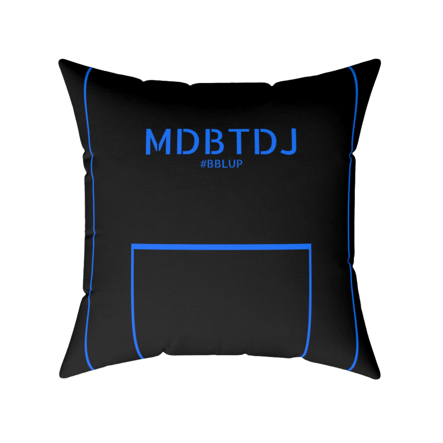 MDBTDJ#BBLUP Spun Polyester Square Pillow