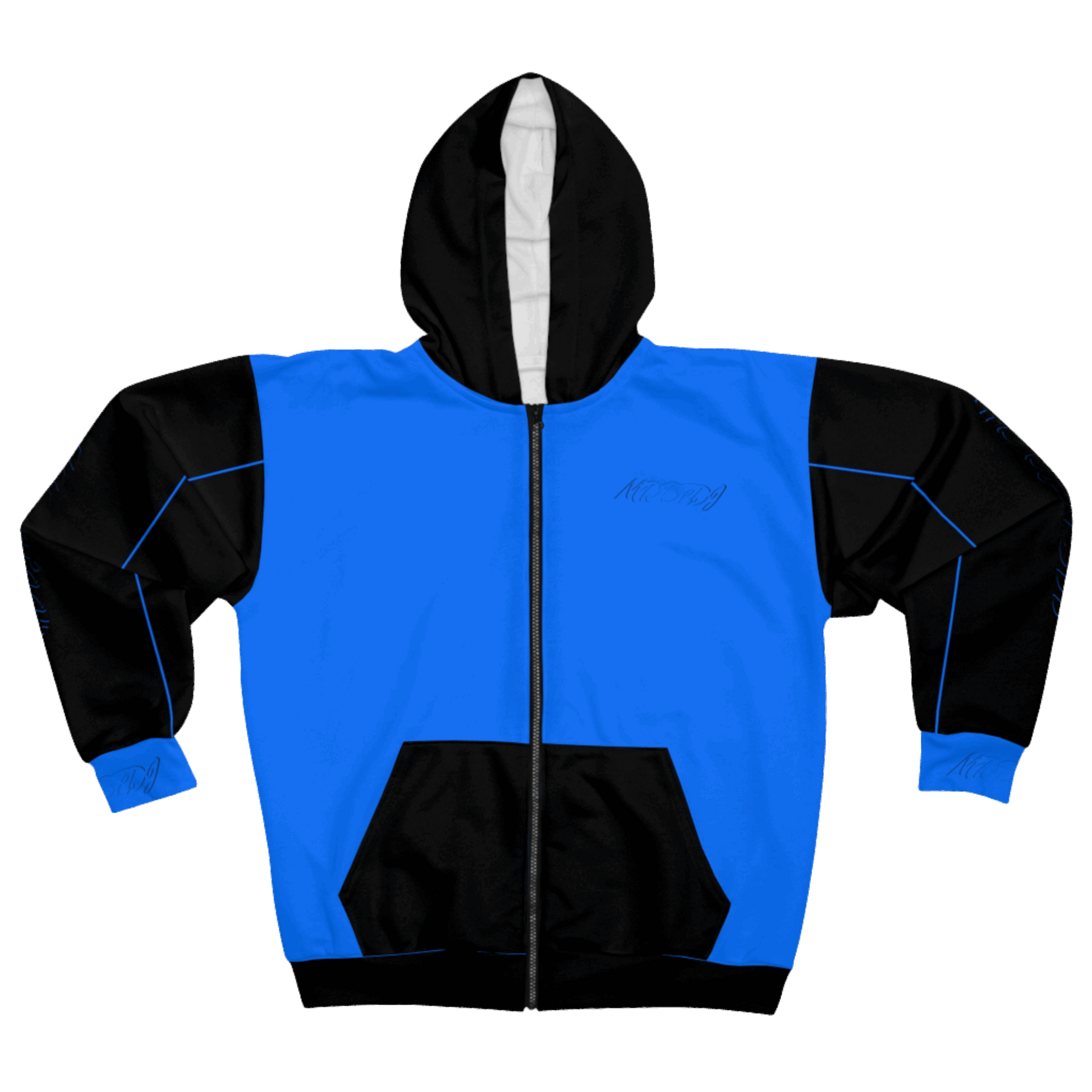 MDBTDJ#BBLUPSBB Unisex Zip Up Hoodie