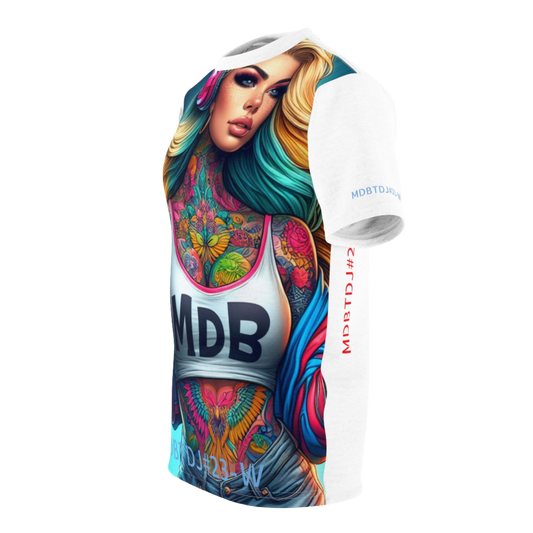 MDBTDJ#23-W Premium Art Tee Shirt - Tattooed Dj's Limited Edition - Unisex