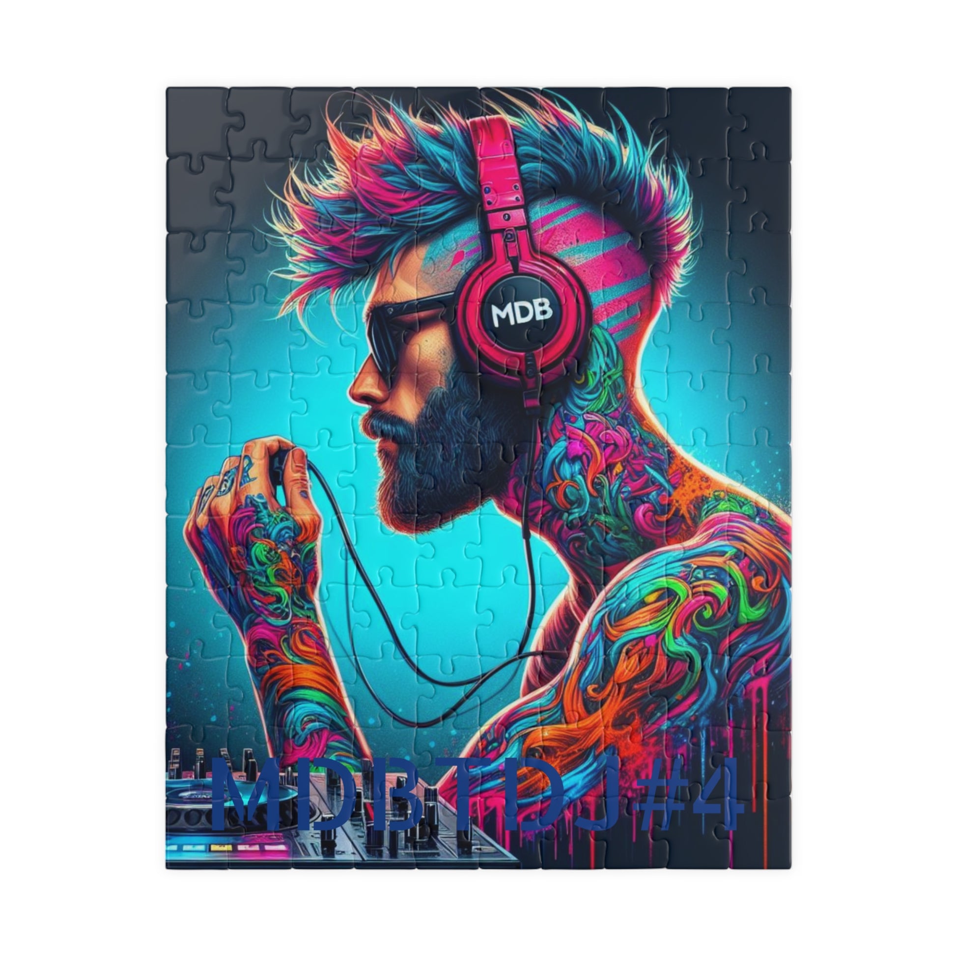 MDBTDJ#4 Puzzle (110, 252, 520, 1014-piece) Tattooed Dj's Limited Edition, Puzzle, Apparel & Accessories, Tattooed Djs Shop