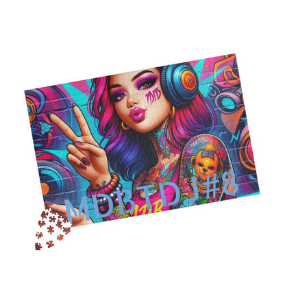 MDBTDJ#8 Puzzle (110, 252, 520, 1014-piece) Tattooed Dj's Limited Edition, Puzzle, Puzzles, Tattooed Djs Shop