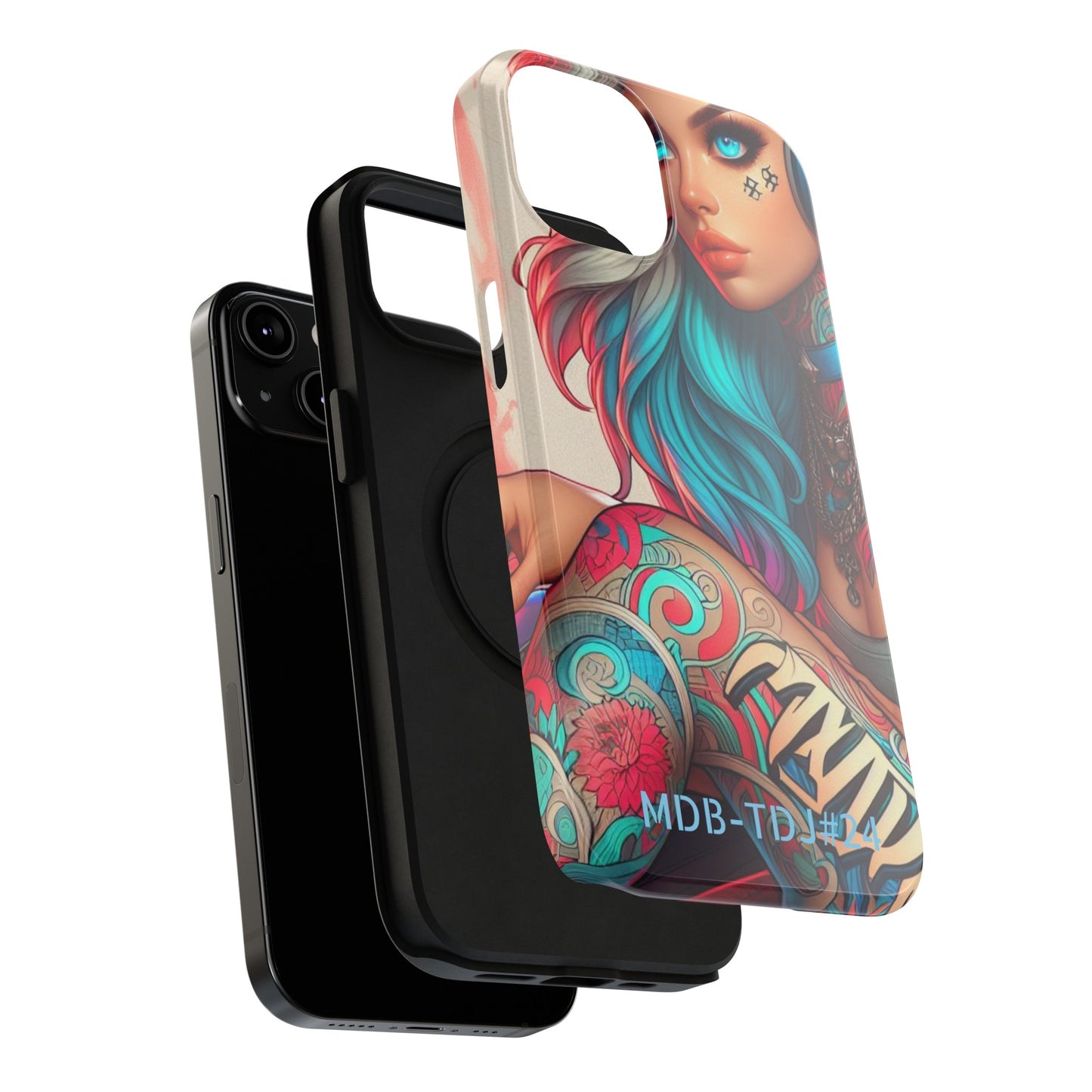 MDBTDJ#24 Impact-Resistant Phone Cases Fits most Tattooed DJ's Limited Edition, Phone Case, Tattooed Djs Shop