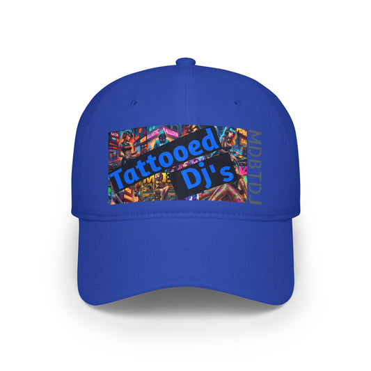 MDBTDJ#LPBCOG Blue - Low Profile Baseball Cap Tattooed Dj's Limited Edition, Hats, Headwear, Tattooed Djs Shop