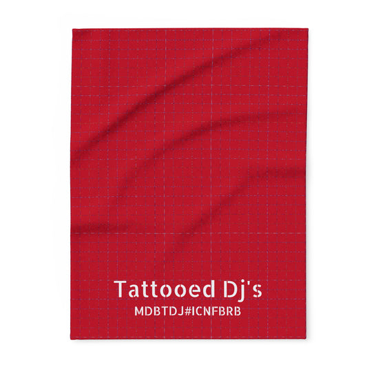 MDBTDJ#ICNFBRB Fleece Blanket Tattooed Dj's Limited Edition, Home Decor, Tattooed Djs Shop