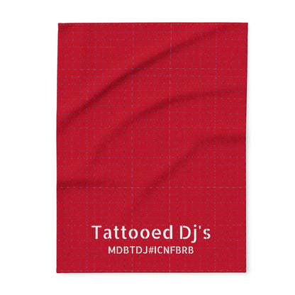 MDBTDJ#ICNFBRB Fleece Blanket Tattooed Dj's Limited Edition, Home Decor, Tattooed Djs Shop