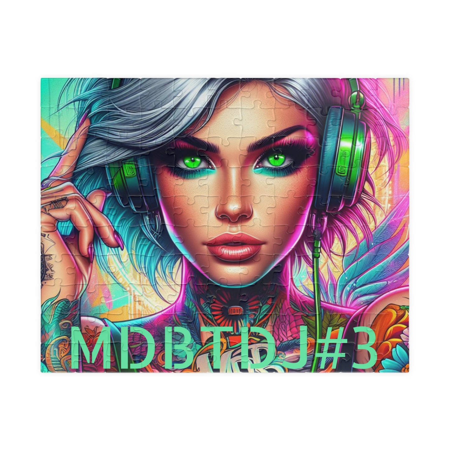 MDBTDJ#3 Puzzle (110, 252, 520, 1014-piece) Tattooed Dj's Limited Edition, Puzzle, Apparel & Accessories, Tattooed Djs Shop