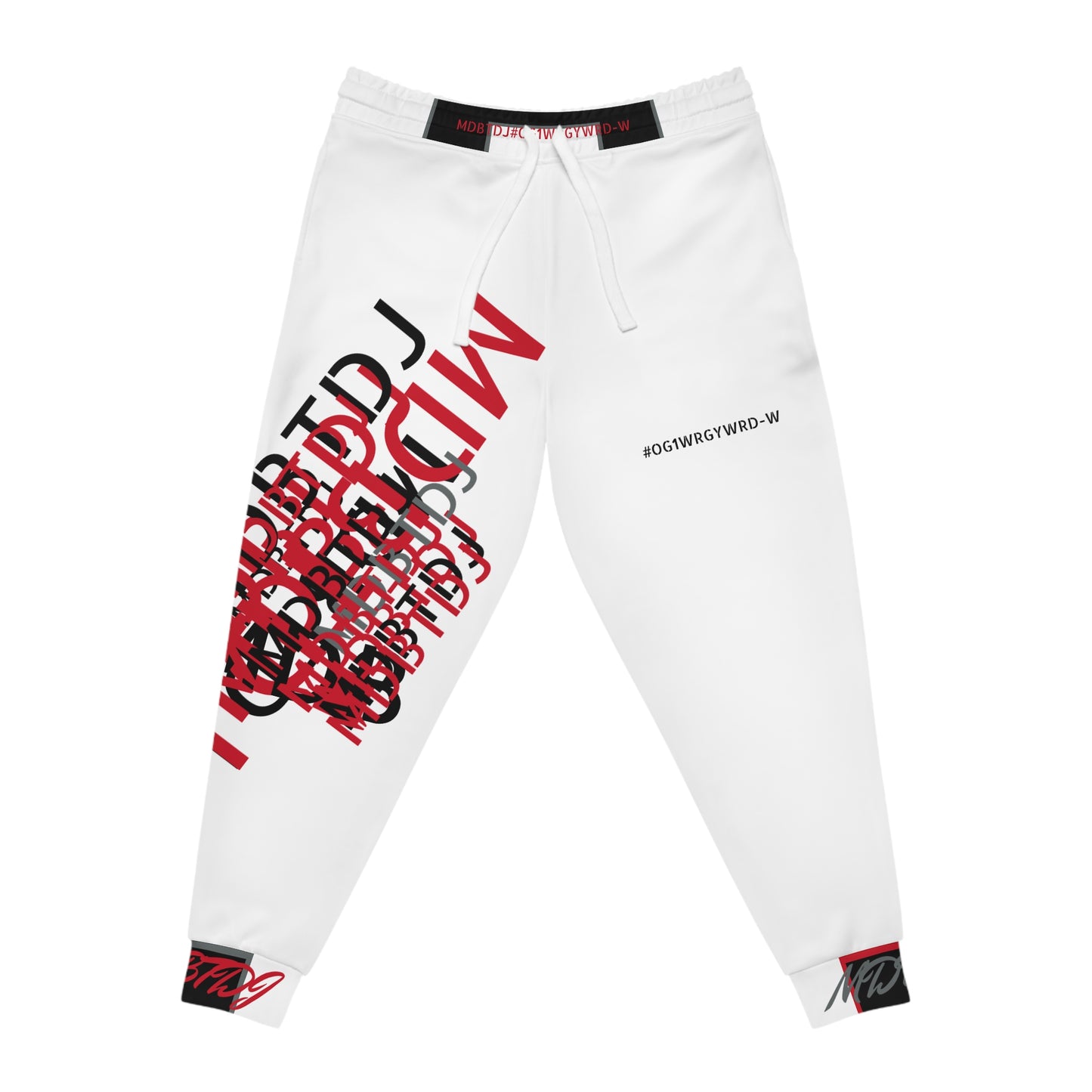 MDBTDJ#OG1WRGYWRD-W Premium Athletic Joggers Sweat Pants Activewear