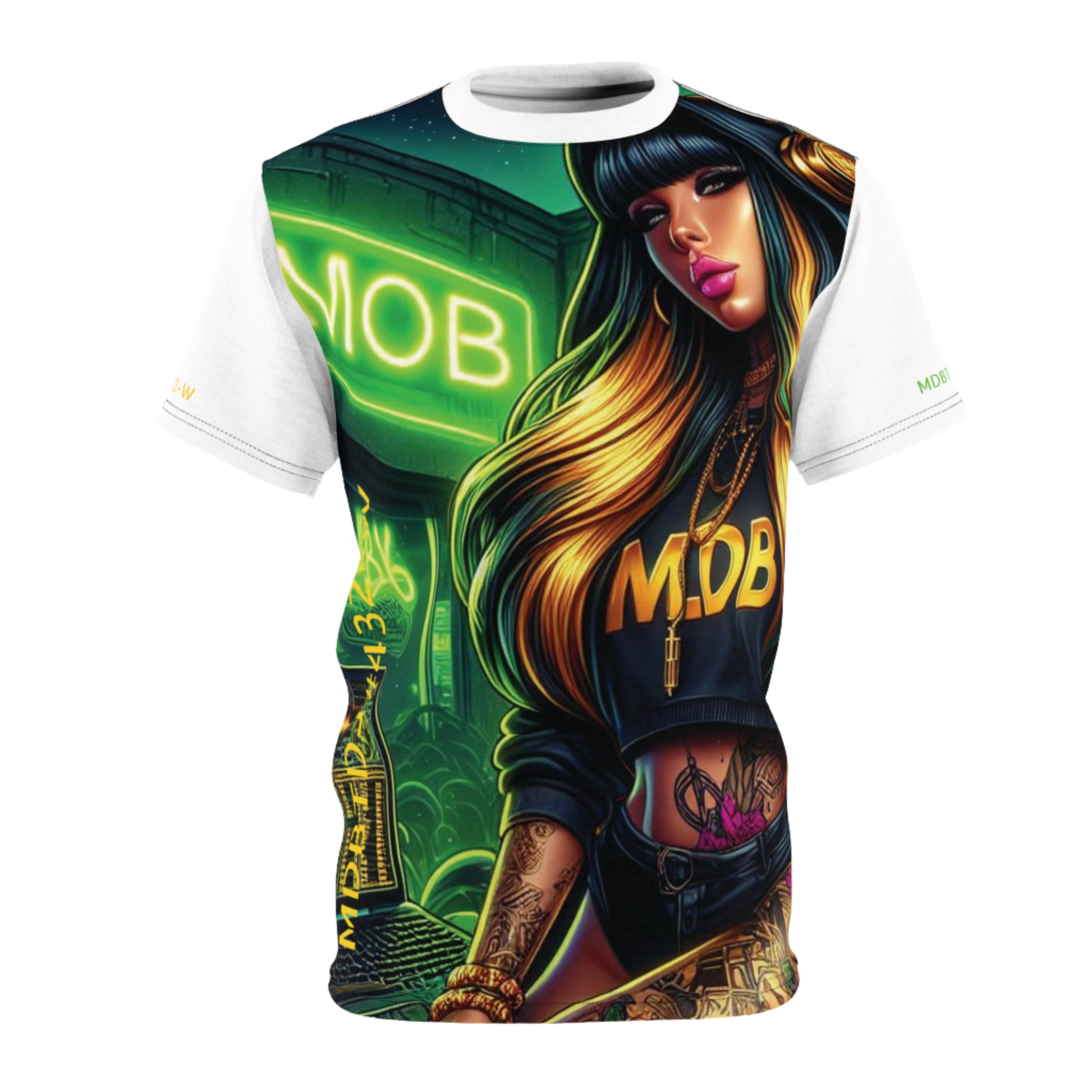 MDBTDJ#432-W Premium Tee Shirt - Tattooed Dj's Limited Edition - Unisex, T-Shirt, Clothing Tops, Tattooed Djs Shop