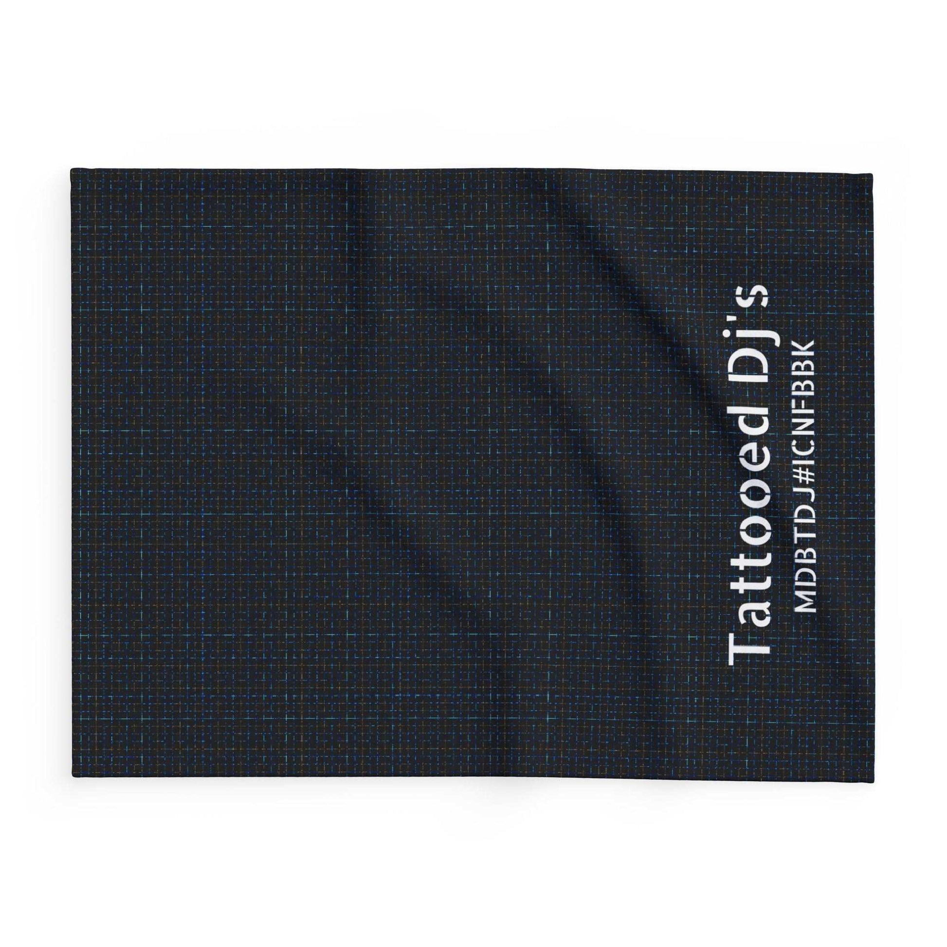 MDBTDJ#ICNFBBK Fleece Blanket Tattooed Dj's Limited Edition, Home Decor, Tattooed Djs Shop