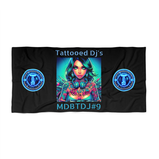 MDBTDJ#9 Beach Towel Tattooed DJ's Limited Edition, Home Decor, Tattooed Djs Shop