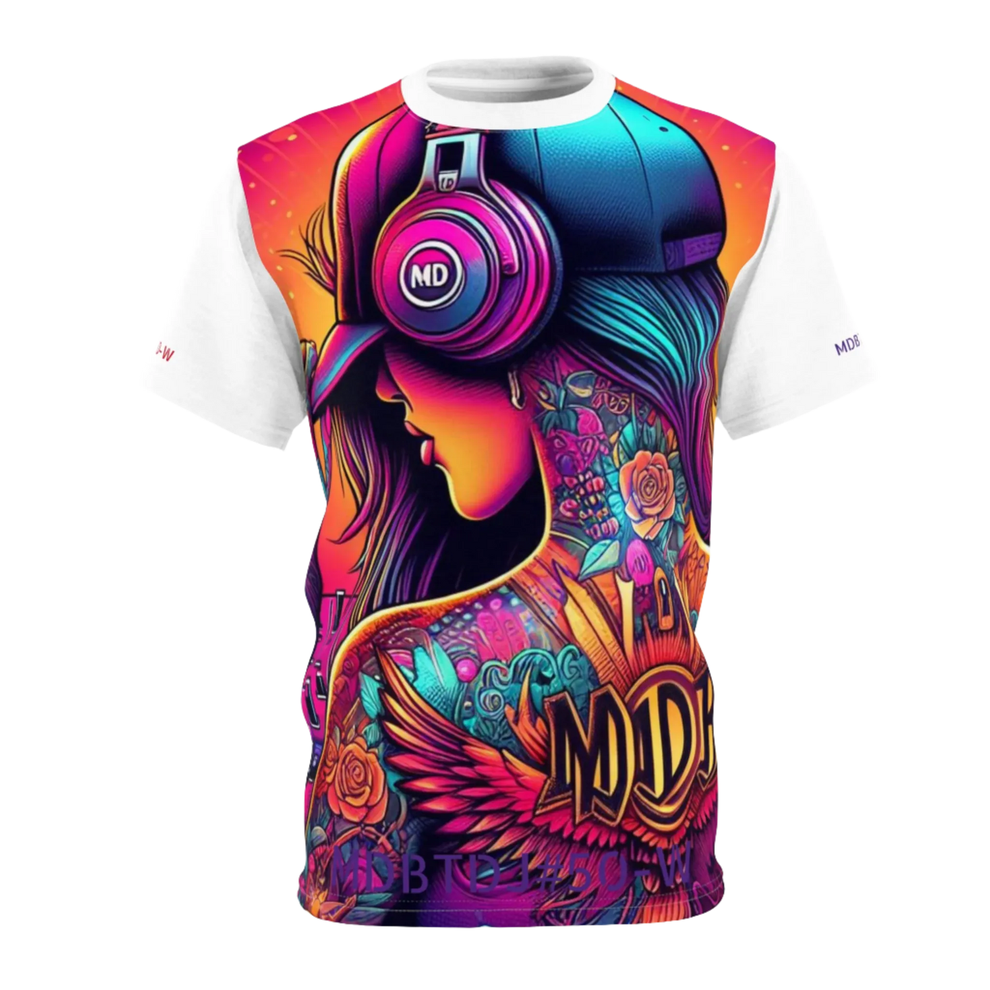 MDBTDJ#50-W Premium Art Tee Shirt - Tattooed Dj's Limited Edition - Unisex