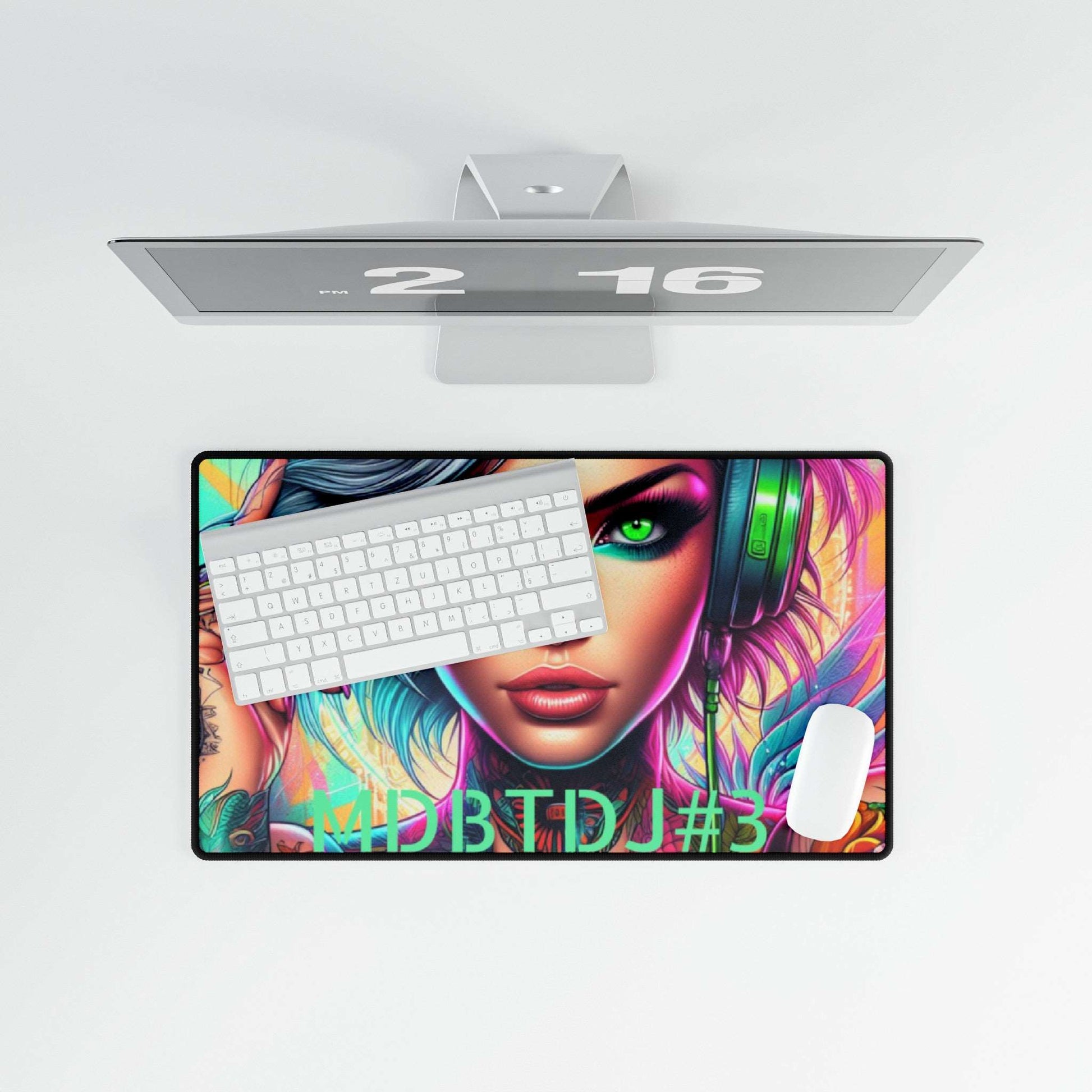 MDBTDJ#3 Mouse Pads Desk Mats Tattooed Dj's Limited Edition, Home Decor, Tattooed Djs Shop