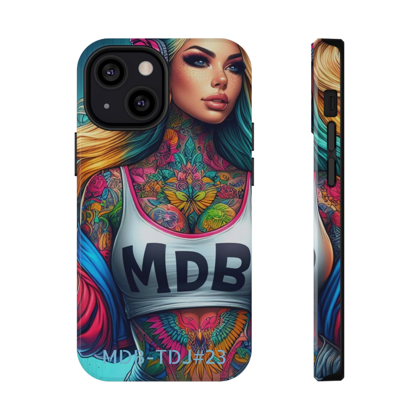 MDBTDJ#23 Impact-Resistant Phone Cases Fits most Tattooed DJ's Limited Edition, Phone Case, Tattooed Djs Shop