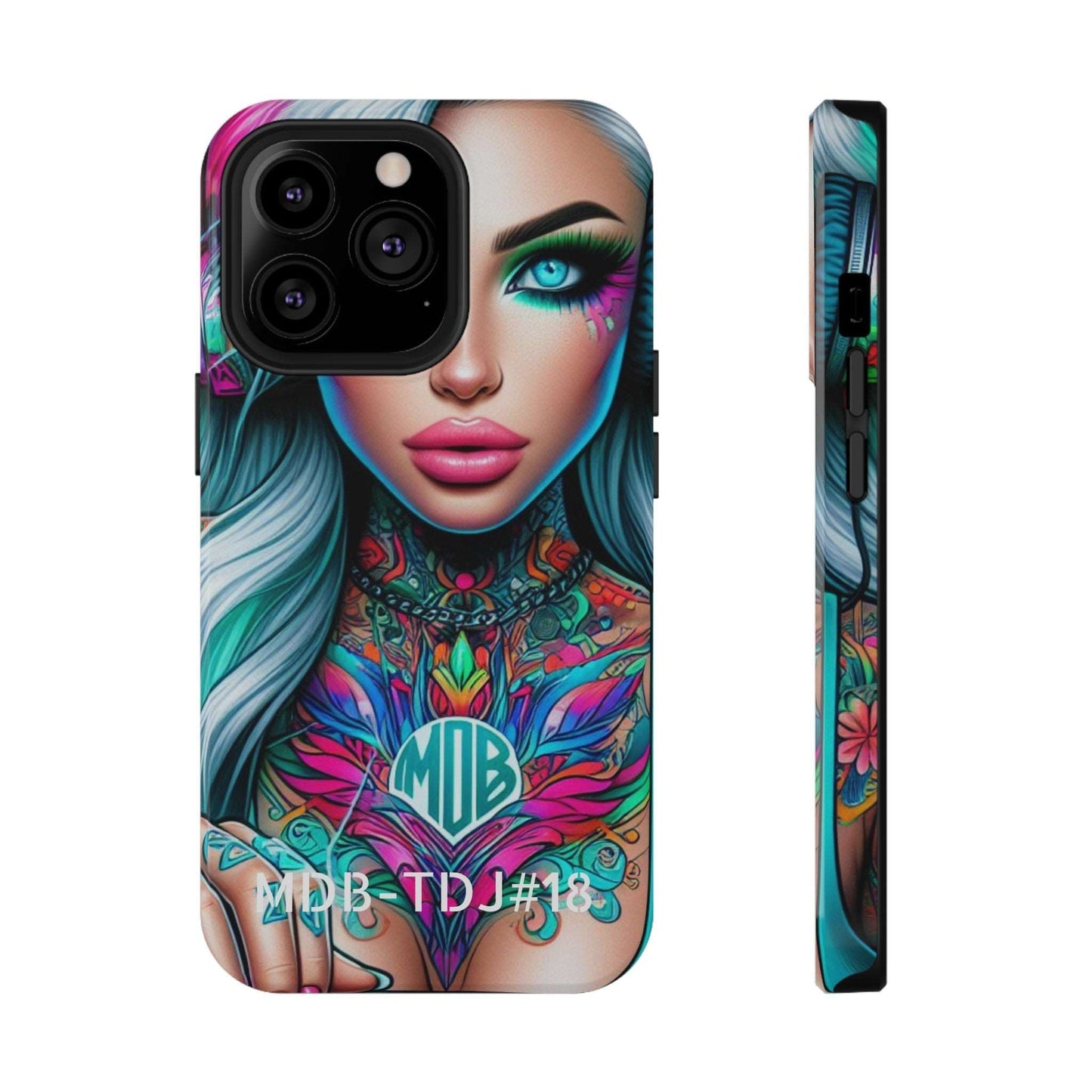 MDBTDJ#18 Impact-Resistant Phone Cases Fits most Tattooed DJ's Limited Edition