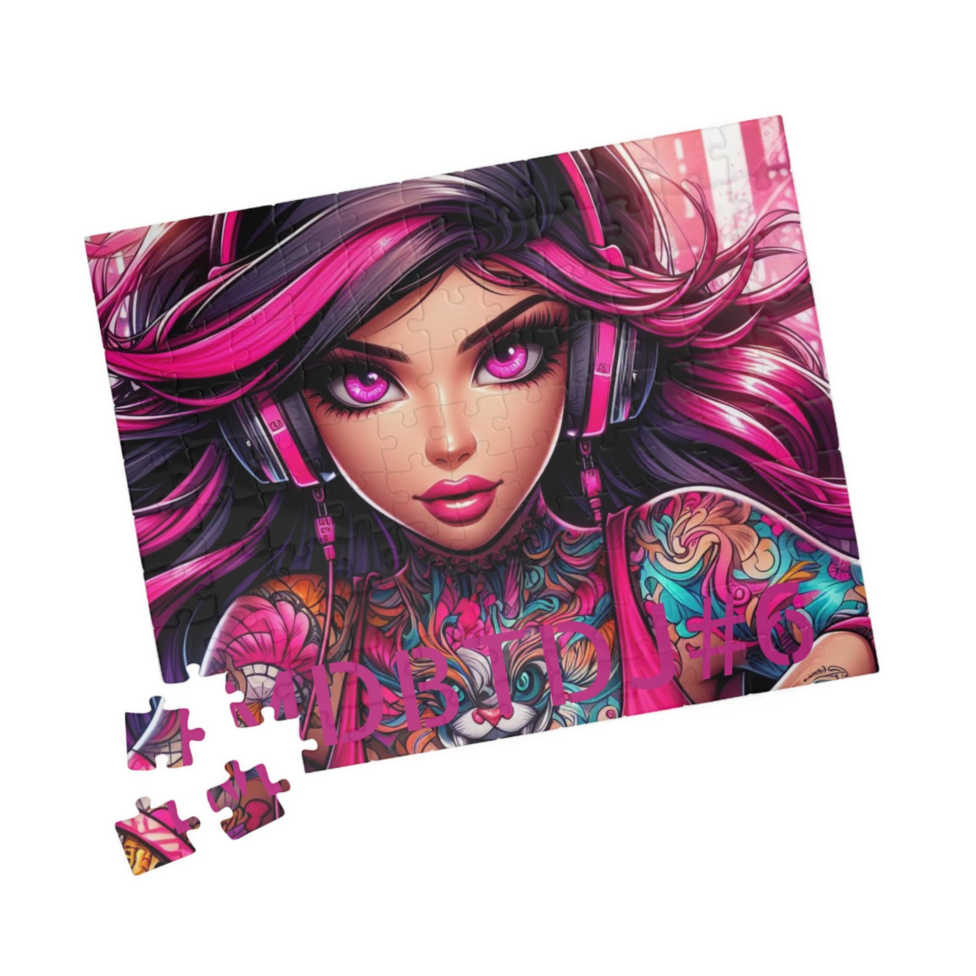 MDBTDJ#6 Puzzle (110, 252, 520, 1014-piece) Tattooed Dj's Limited Edition, Puzzle, Puzzles, Tattooed Djs Shop