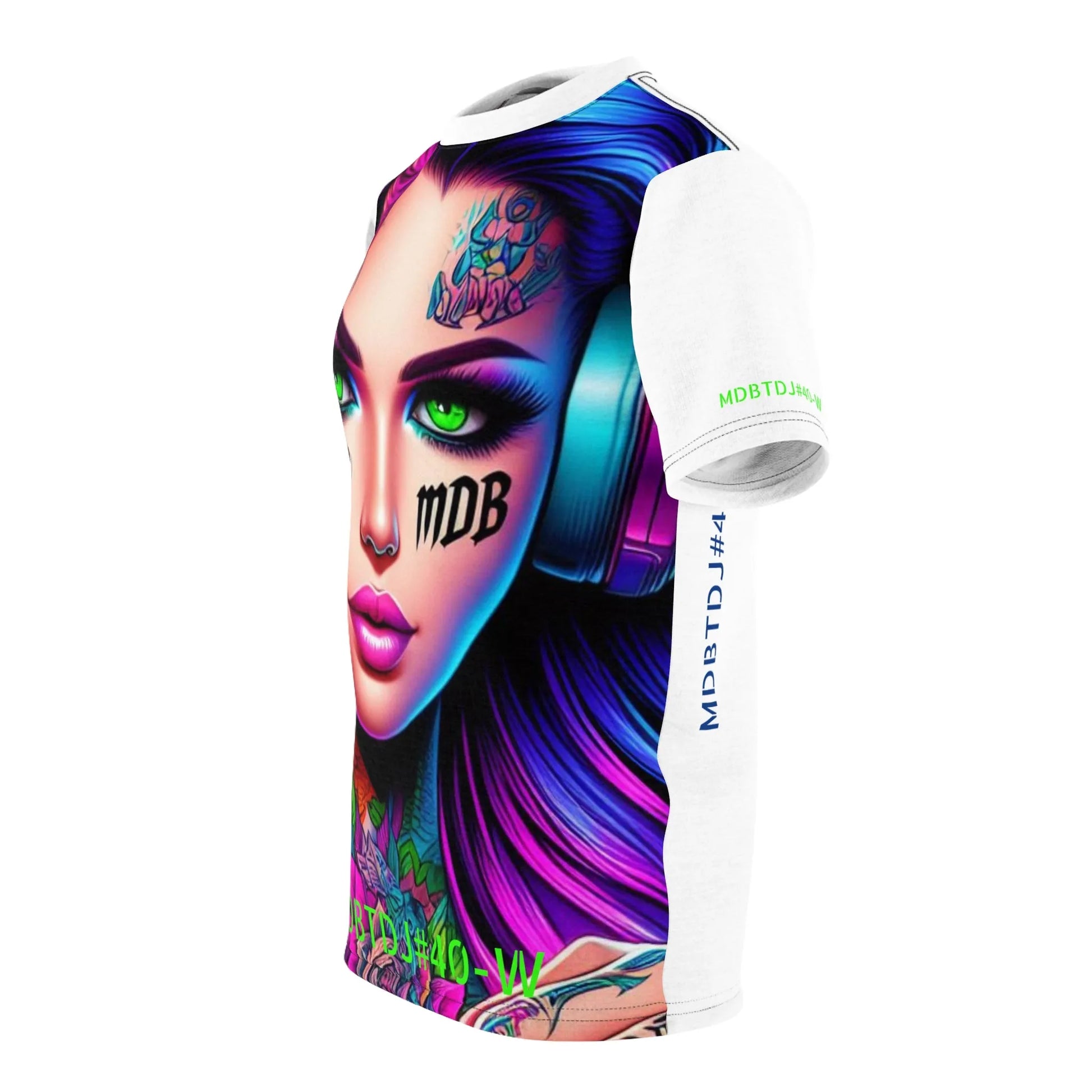 MDBTDJ#40-W Premium Art Tee Shirt - Tattooed Dj's Limited Edition - Unisex, T-Shirt, T-Shirts, Tattooed Djs Shop