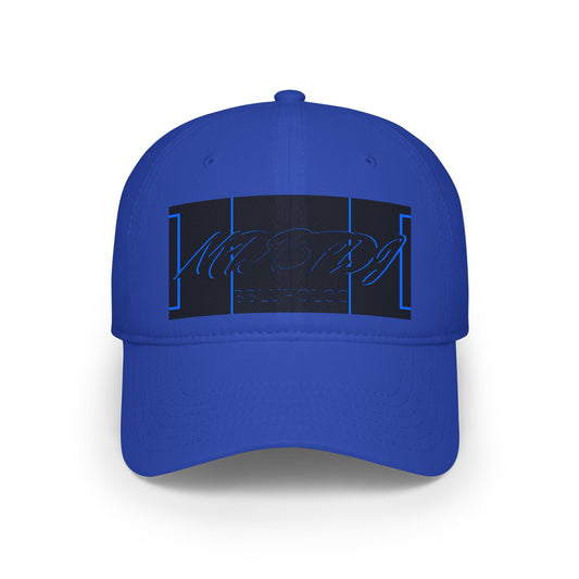 MDBTDJ#BBLUHOLOC Blue - Low Profile Baseball Cap, Hats, Headwear, Tattooed Djs Shop