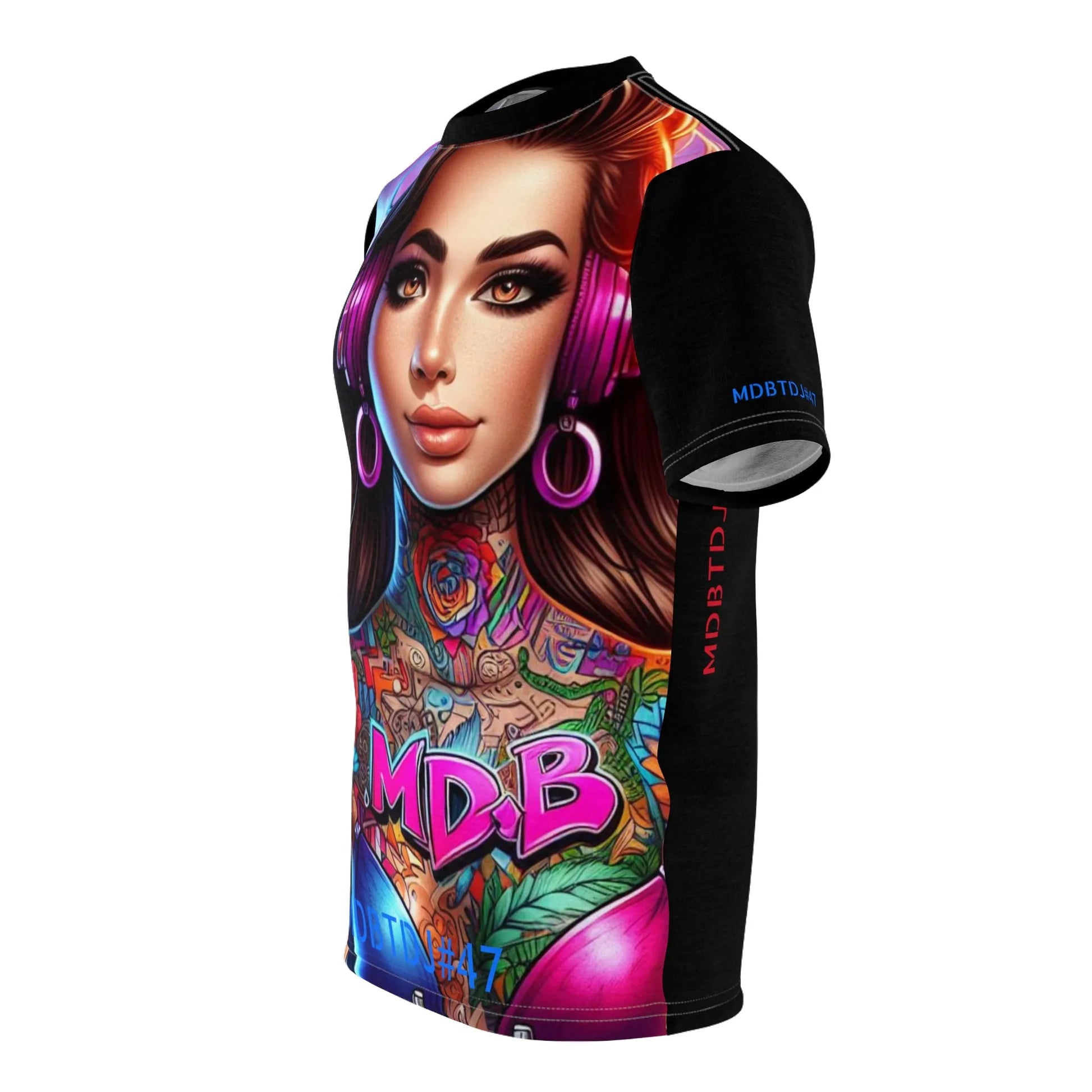 MDBTDJ#47 Premium Art Tee Shirt - Tattooed Dj's Limited Edition - Unisex, T-Shirt, T-Shirts, Tattooed Djs Shop