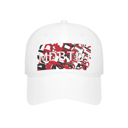 MDBTDJ#BRGYWRDC White - Low Profile Baseball Cap, Hats, Hats, Tattooed Djs Shop