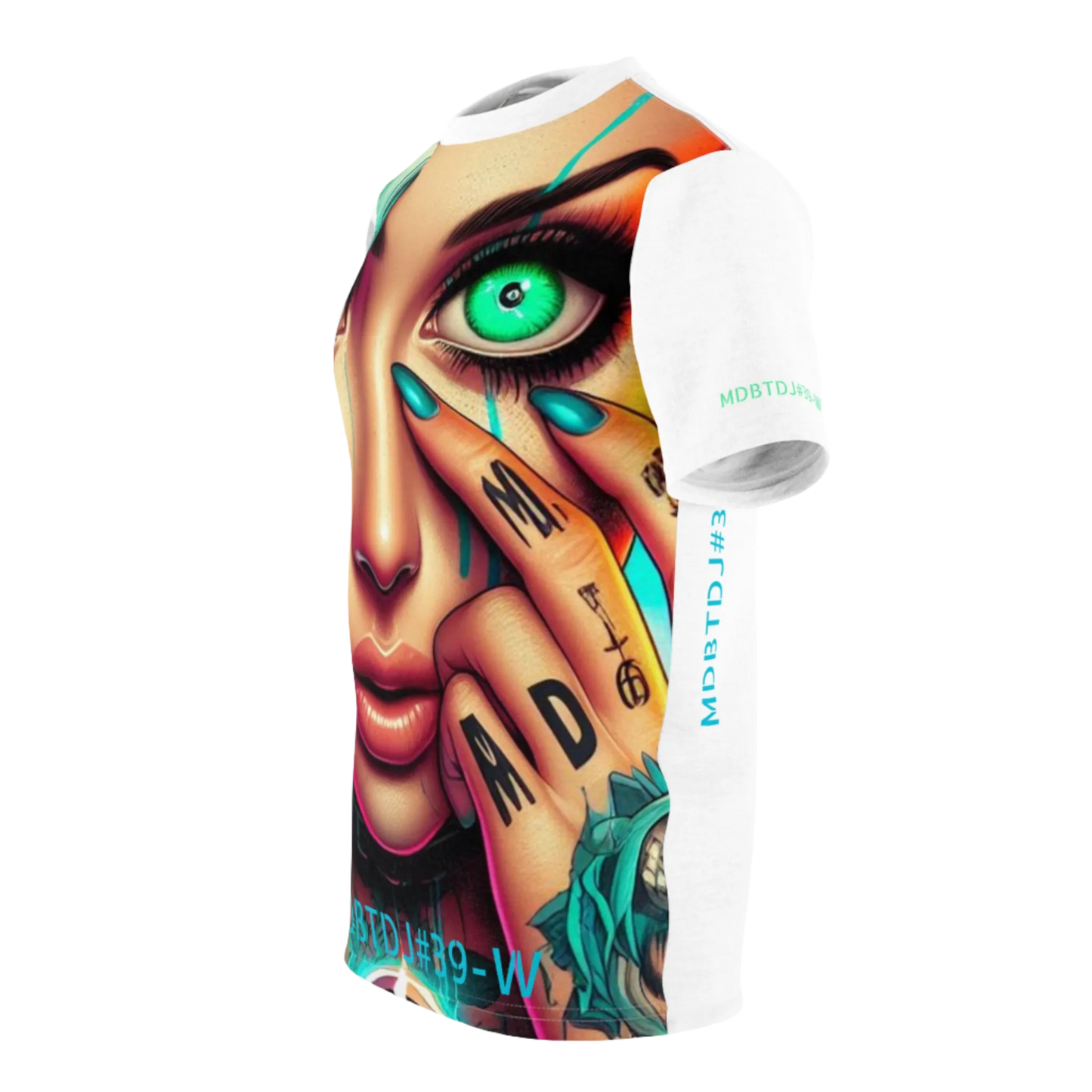 MDBTDJ#39-W Premium Art Tee Shirt - Tattooed Dj's Limited Edition - Unisex, T-Shirt, T-Shirts, Tattooed Djs Shop